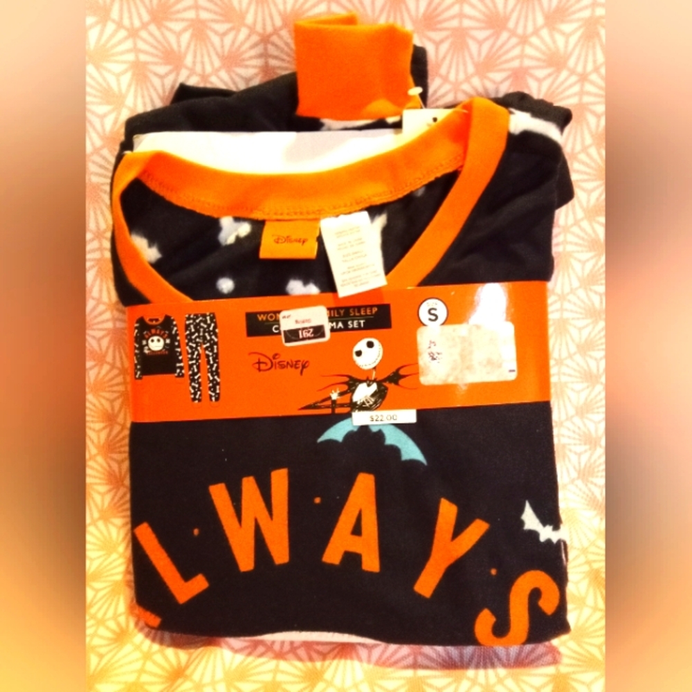 Disney Women's PJ Set Size Small 100% Polyester